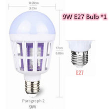 Load image into Gallery viewer, AC175~220V LED Mosquito Killer Bulb E27/B22 LED Bulb For Home Lighting Bug Zapper Trap Lamp Insect Anti Mosquito Repeller Light